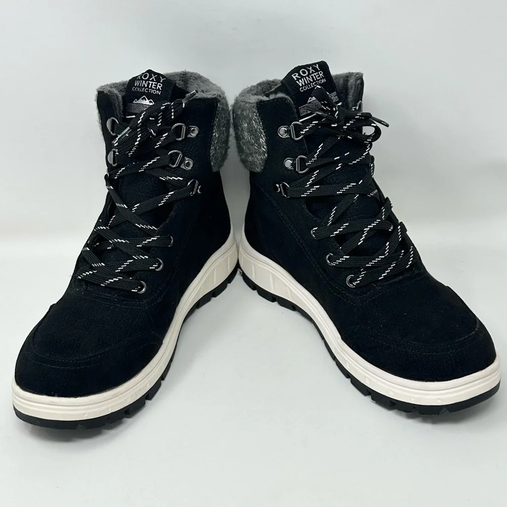 NEW Roxy Women's Marija Winter Boots Mid Calf Size 9.5 Black